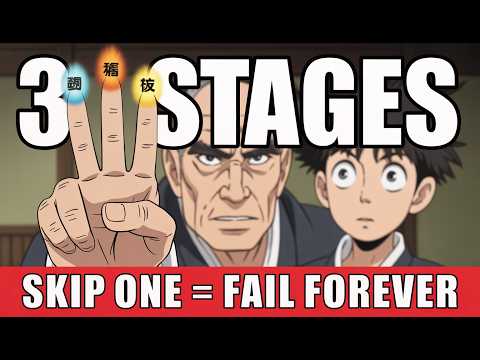 How to Master ANY Skill: The 3-Stage Japanese Method That Actually Works