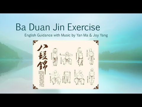 Ba Duan Jin [Complete] Health Qigong Exercise English Guidance | 古法八段锦 英文口令