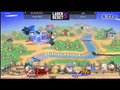 Laser Reset 5 - Smash 4 Singles - Mr.NinE vs. PCS | Nab - Pools