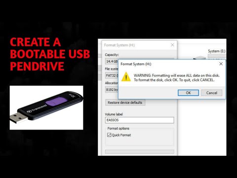 How To Make A Bootable USB Flash Drive ! ( Any Windows ...