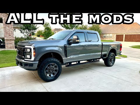 All the mods I've done on the 2024 F250
