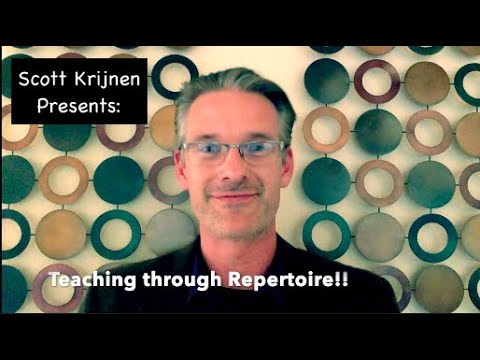Share your knowledge!!! Teaching Through Repertoire Series - Welcome!!!