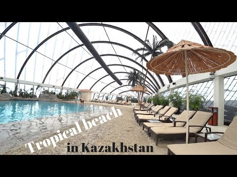 NORMAN FOSTER’S MANMADE WONDER – TROPICAL BEACH IN KAZAKHSTAN