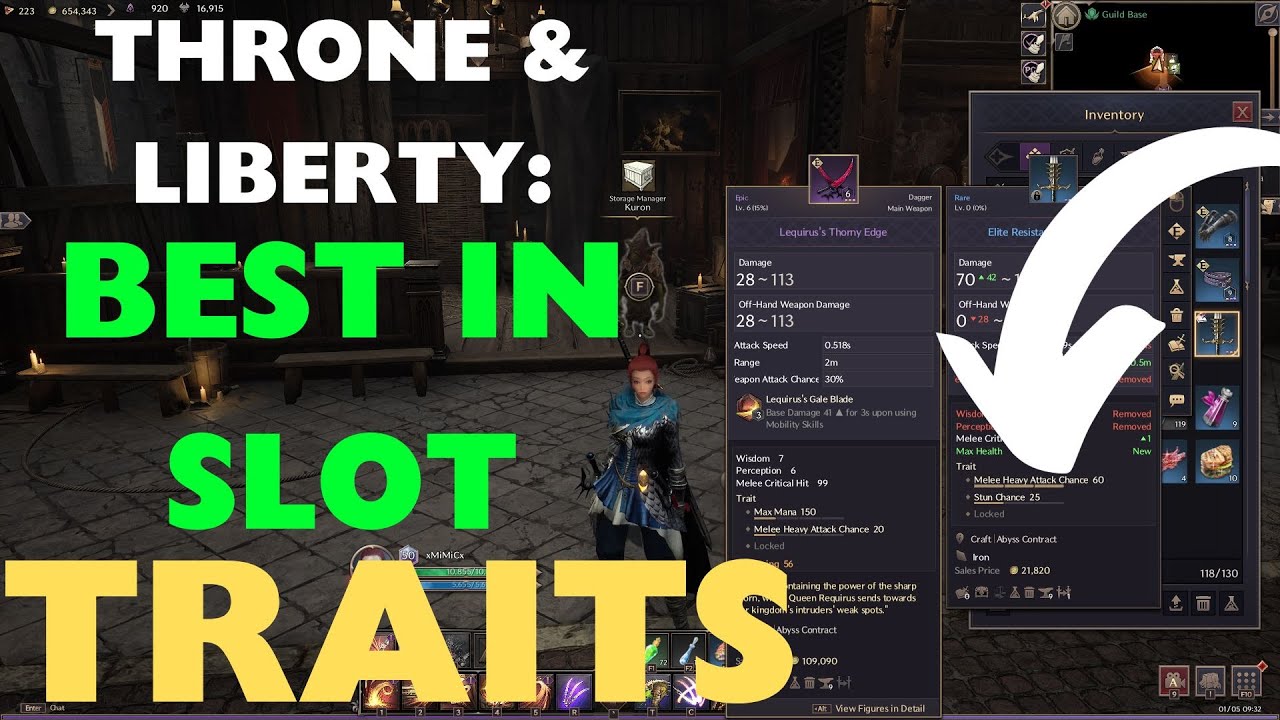 Throne And Liberty: Best In Slot Traits (Beginner Guide) - Must Watch Before NA Launch