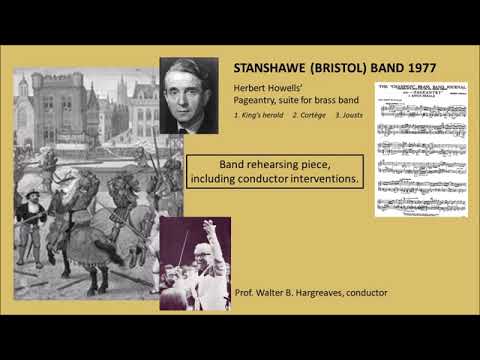 Pageantry, Suite (brass band rehearsal with conductor interventions)