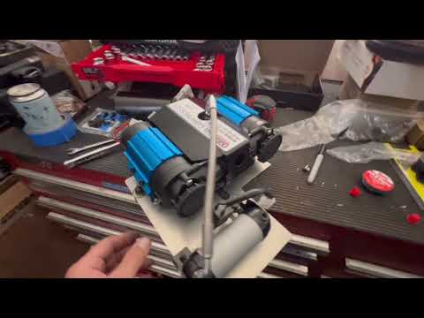 ARB Compressor custom Mount, Install, Wiring, and Locker plumbing