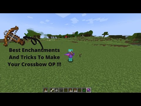 Best Enchantments and Tricks To Make Your Crossbow OP |Minecraft !!!