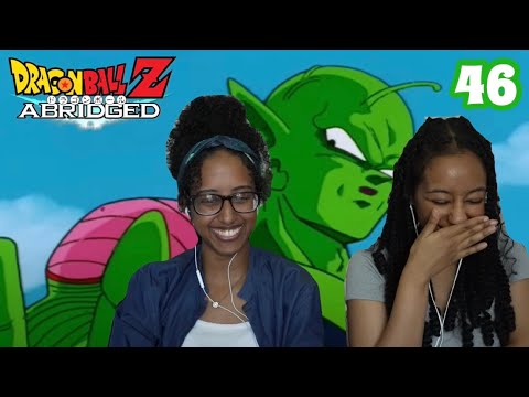 NOW BOW 🙌🏽 | Dragon Ball Z Abridged Episode 46 | Reaction **we never watched DBZ**