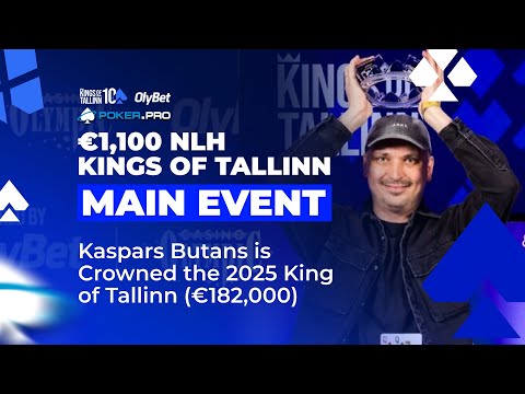 Kaspars Butans is Crowned the 2025 King of Taillinn | 2025 Kings of Tallinn Main Event