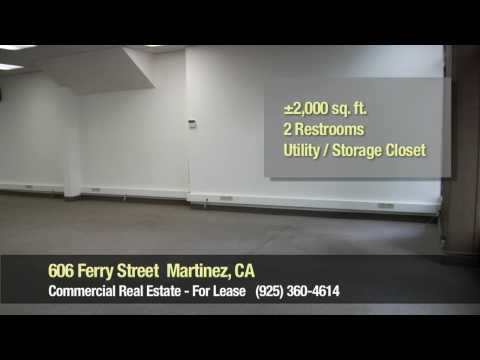 Commercial Property for Lease in Downtown Martinez CA  - 606 Ferry Street
