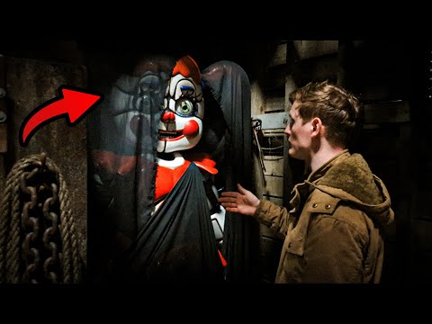 I WAS NOT EXPECTING TO FIND HER HERE!! | Five Nights at Freddy's 2 MOVIE SET (Behind The Scenes)