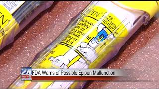 FDA Warns of Possible EpiPen Malfunction