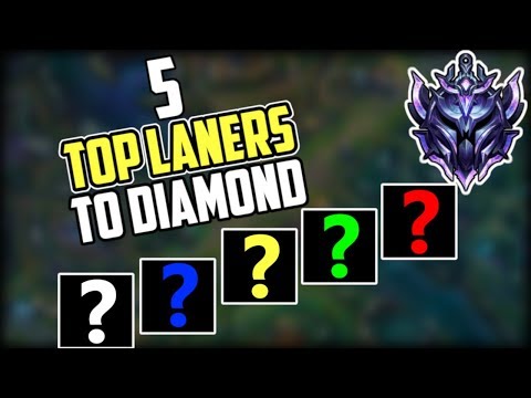 5 Top Laners that WILL Get You to Diamond | Top 5 Best Top Laners for Carrying Solo Queue Season 9