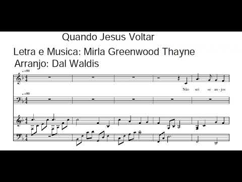 Quando Jesus Voltar | ❤️Contracanto