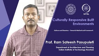 Culture and Disasters â€“ Towards Method and Framework