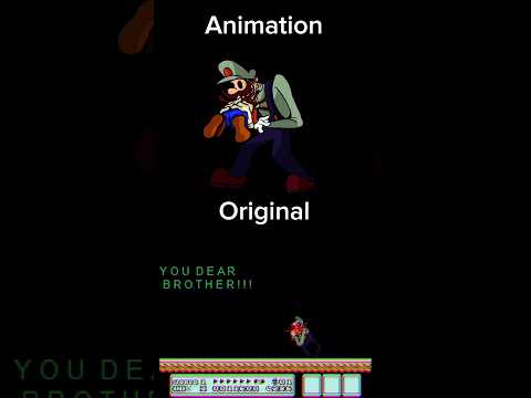 Mr L kill Mario.. | #mariosmadness #fnf #shorts #animation #viral #Mario