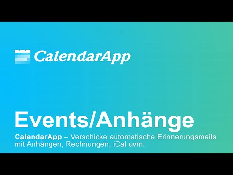 CalendarApp – Events und Anhänge für deinen Belegungskalender