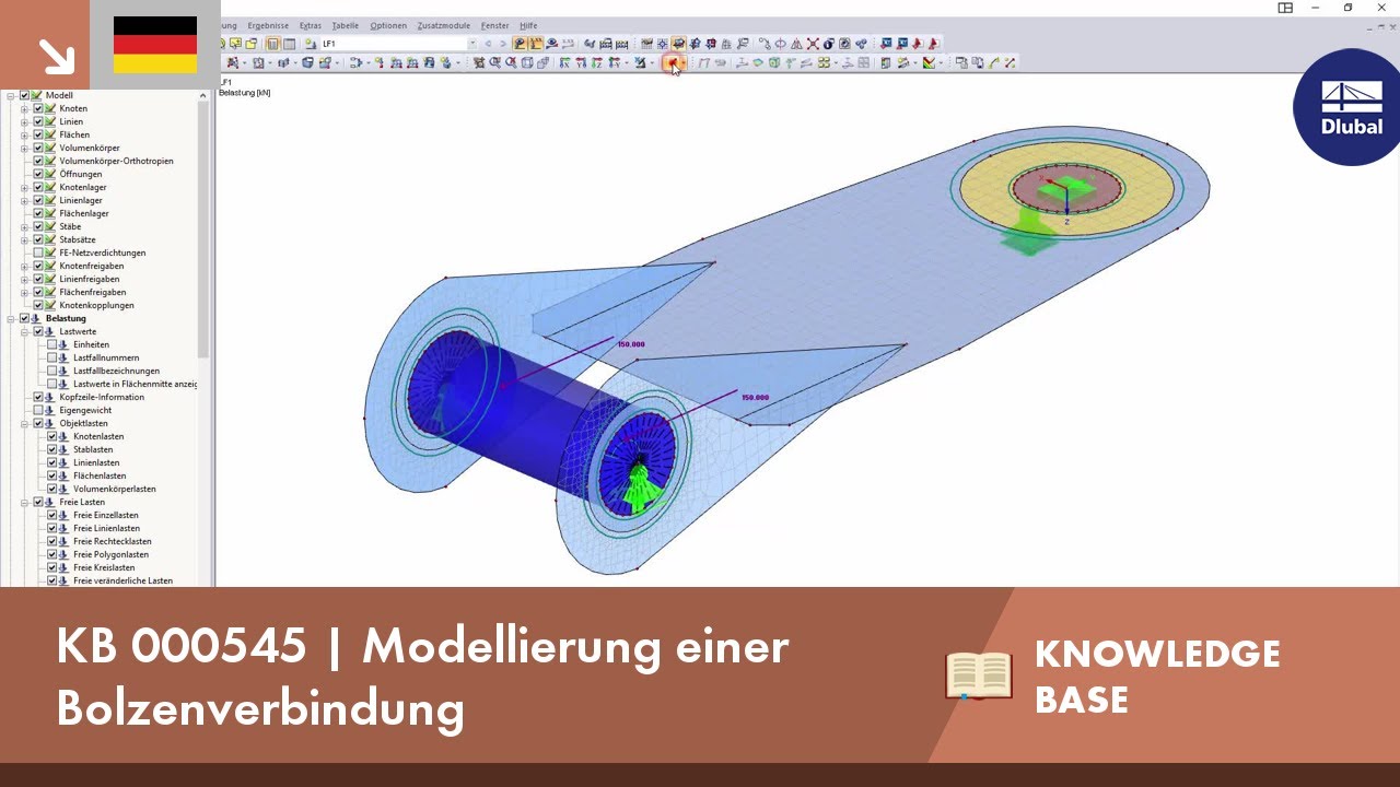 KB 000545 | Modellierung einer Bolzenverbindung