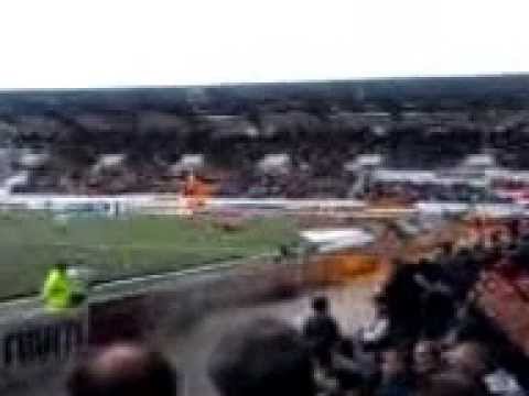 Ambiance après le but lorientais du match Lorient - ASSE !