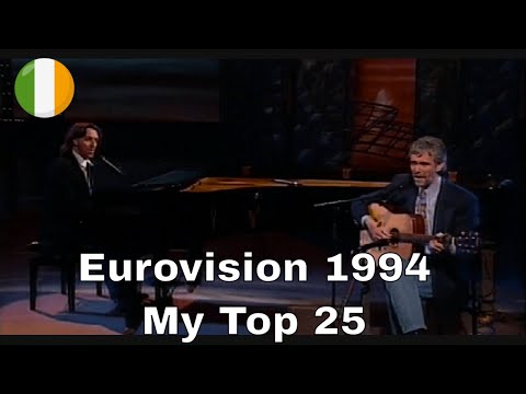 Eurovision 1994 🇮🇪- My Top 25
