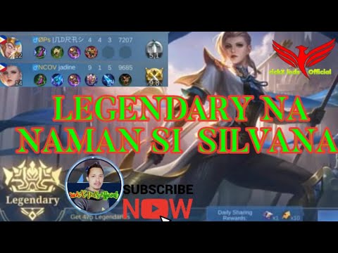 SILVANA LEGENDARY SET TANK BUILD IN RANK GAME [MLBB] rickX lods official
