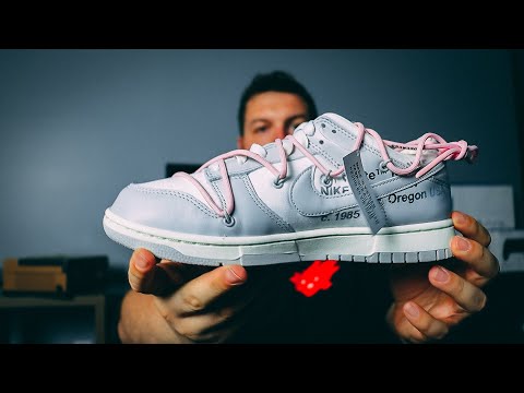 "OFF WHITE" Dunk Low The 50 Unboxing!!!  LOT 09