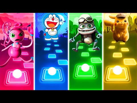 Mommy Long Legs Vs Doraemon Vs Crazy Frog Vs Pikachu - Tiles Hop EDM Rush!
