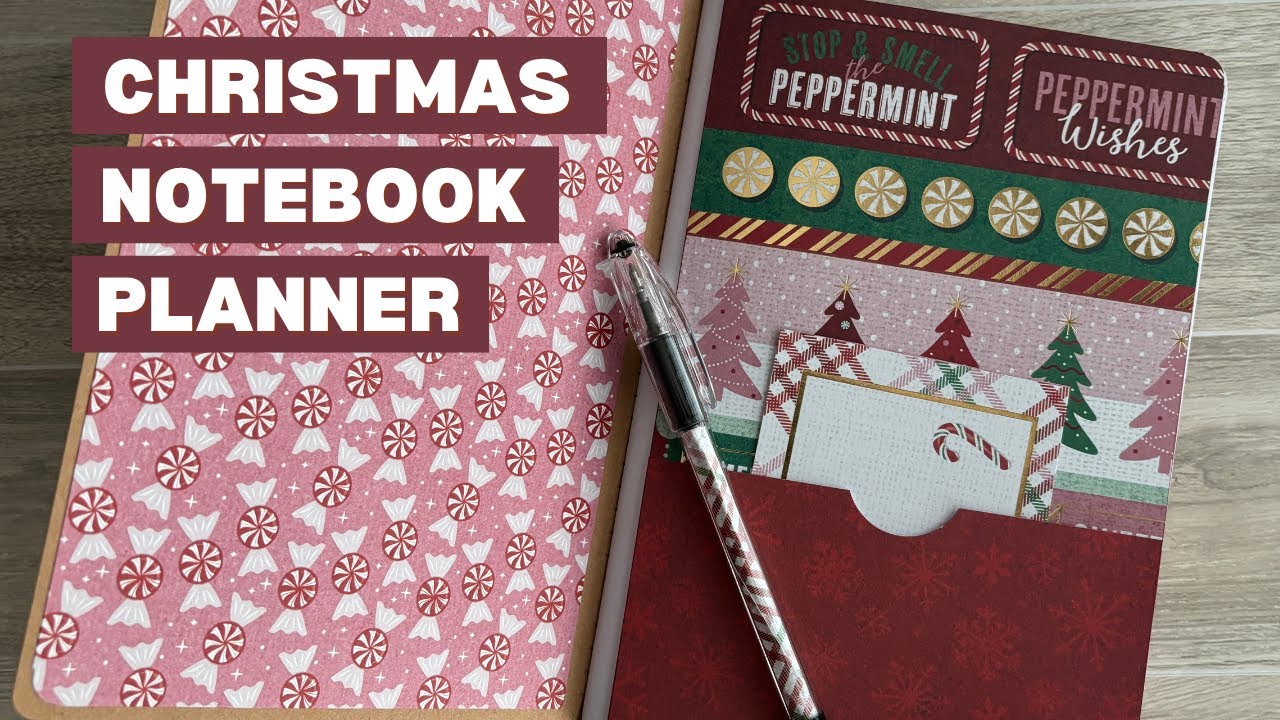 Transform a $1 Kraft Notebook into a Christmas Planner!