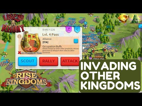 INVADING OTHER KINGDOMS in LK - UNSEALED REMOVED FROM LVL 4 PASS - Rise of Kingdoms