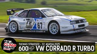 600hp VW Corrado R Turbo by Tom Strasser at Hill Climb St. Agatha 2025