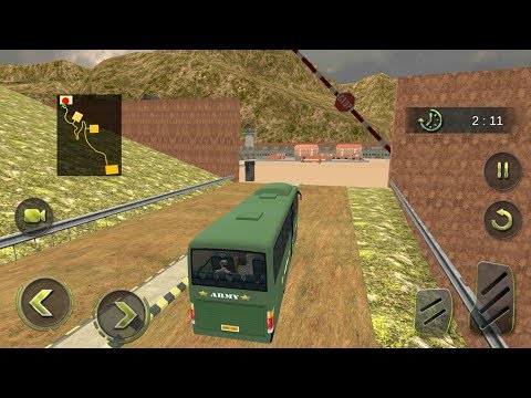OffRoad US Army Coach Bus Driving Simulator (by Titan Game Productions) Android Gameplay [HD]