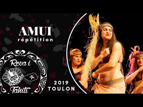 Reva i Tahiti 2019 - Amui répétition fun