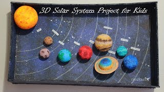 How to make 3D Solar System Project for Science Fa