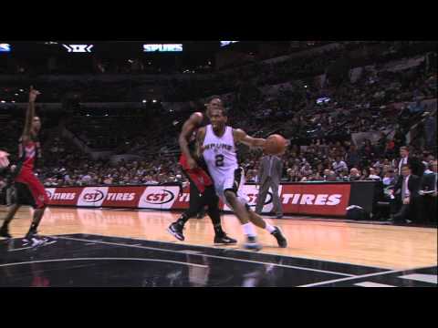Kawhi Leonard Posterizes Tyler Hansbrough with Baseline Hammer