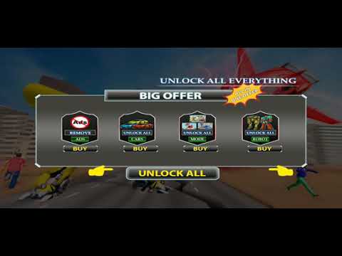 Flying Car Robot Transformation