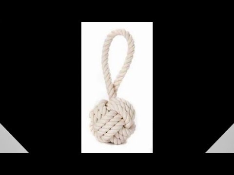 Multipet Nuts for Knots Heavy Duty Rope Dog Toy with Tug Medium