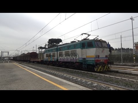 E655.549 sul MI 57566 Maddaloni Marcianise - Bologna San Donato, in transito a Pomezia