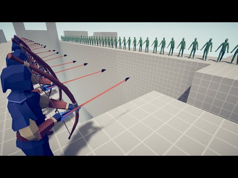 50x ARCHER vs 50x EPIC UNITS | Totally Accurate Battle Simulator TABS