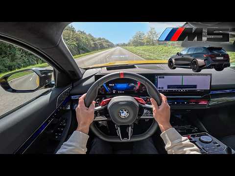 New BMW M5 Touring | Autobahn | POV Drive & Walk Around