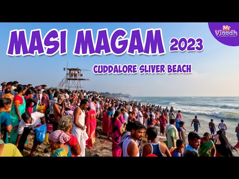 Cuddalore Sliver Beach ⛱️  Masimagam 2023 | Mr Vinodh