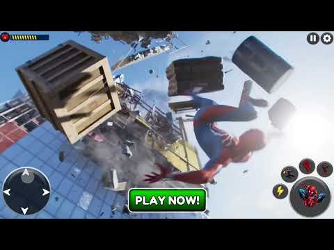 Spider Game Mafia Rope Hero 3D