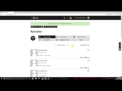 MEANDMYPRO: Anleitung ME - Nachricht versenden