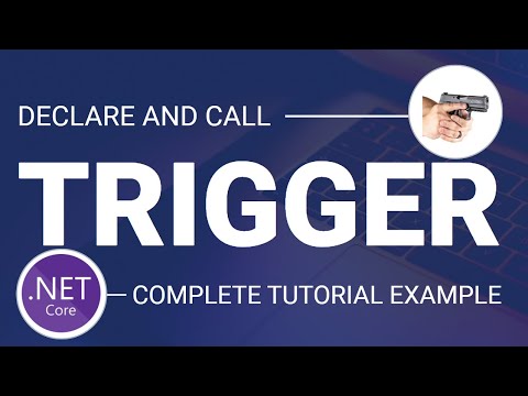 Use Trigger in ASP NET Core with Example Basic Tutorial