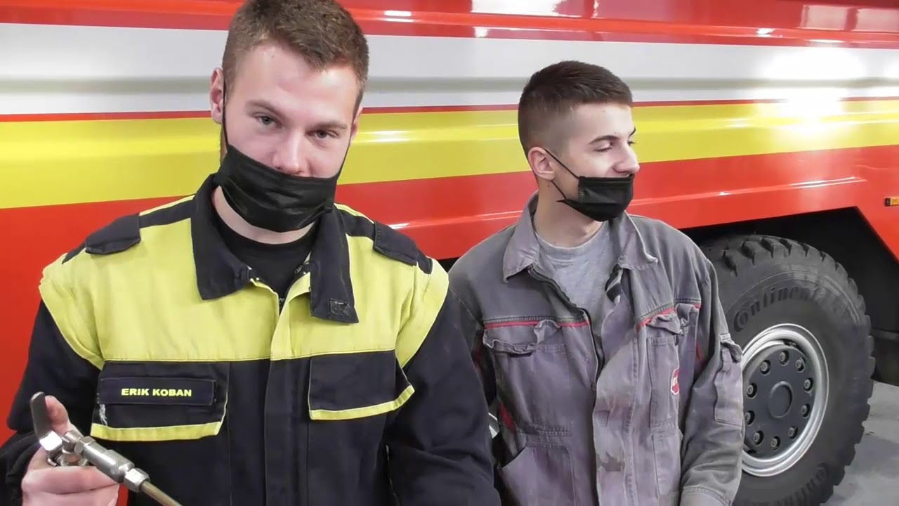 Odborná prax žiakov odboru mechanik hasičskej techniky