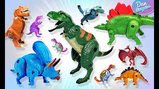 Download lagu Transforming Dinosaur Eggs - Spinosaurus, T-Rex, Stegosaurus, Pterandon, Therizinosaurus, and more mp3