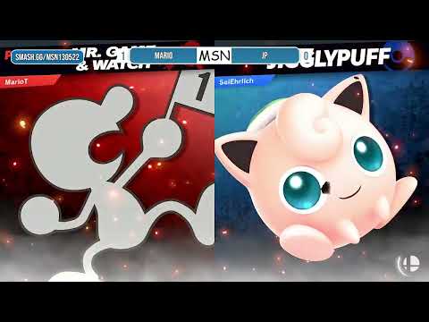 MSN 13.05.22 Winners Side - Mario (Mr. Game & Watch) JP (Jigglypuff)