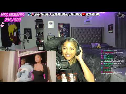 Mya Salina REACTS to Kenzo Balla - Attachments (Official Music Video) (Shot by JUS MH)