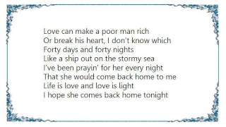 Cassandra Wilson - Forty Days And Forty Nights Lyrics