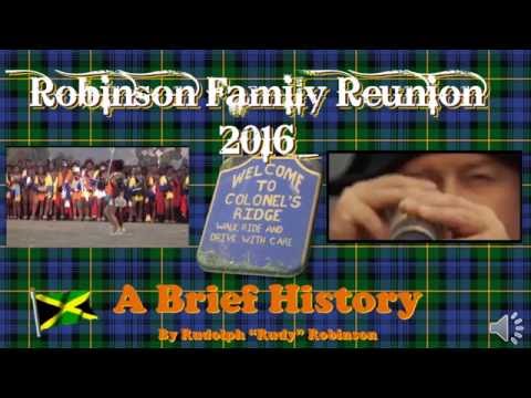 Robinson Family  History 2016