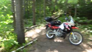 preview picture of video 'Ride en moto à la Rivière Valin avec Super Sherpa'